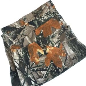 Vintage Wrangler Pants Realtree‎ Camouflage Double Knee Mens 38x30 Hunting